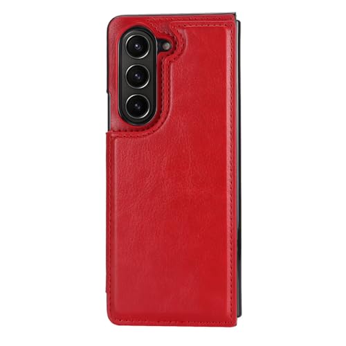 Porte-cartes pour Samsung Galaxy Z Fold 3 et 4 étui antichoc en cuir PU chic