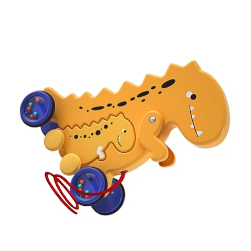 OUNONA ベビー用プラスチック製ドラゴン形状カートトイ 素材使用 学歩支援おもちゃ 耐久性あり 幼児向け教育 誕生日 に