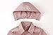 Chrisuno Long Trench Coats for Women with Hood Coat Waterproof Classic Hooded Belt Double Breasted Pink XS