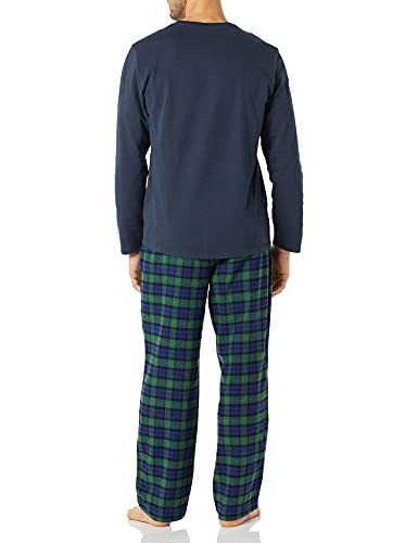 Amazon Essentials Men's Flannel Pant and Long-Sleeve T-Shirt Pajama Set2