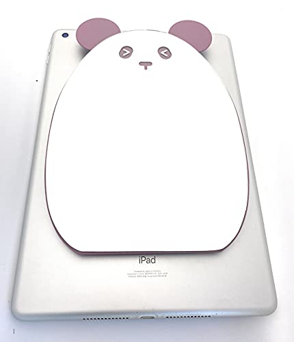 Aeisage Kids Makeup Mirror Kawaii Compact Desktop Mirror For Girls Table Mirror Purple Panda With Stand Mirror Cute For Desk, 6 X 7.87 X 0.5 Inches #TOP2