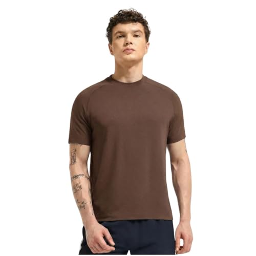 Image of Wellbi Bamboo Performance T-Shirt for Men | Raglan Sleeve Gym Training Sportswear | Quick Dry Moisture Wicking Anti-Bacterial | Ultra-Soft Breathable Eco-Friendly Activewear
