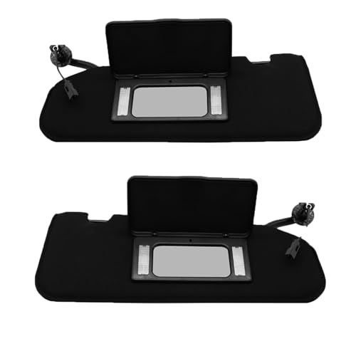 Aspaton Pair Black Sun Visors Compatible with Corvette C...