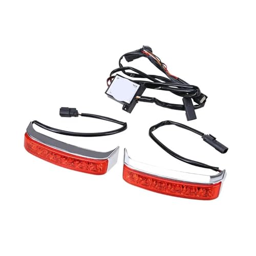 Feu clignotant LED de sacoche moto pour Touring Road Electra Glide 14+