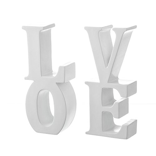 SUJETALIBROS LETRAS LOVE BLANCO
