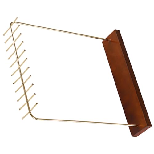 BCOATH 家用ジュエリースタンド アイアン製ネックレスディスプレイラック 安定ベース付き 大容量収納可能 アクセサリー整理用 耳飾り収納