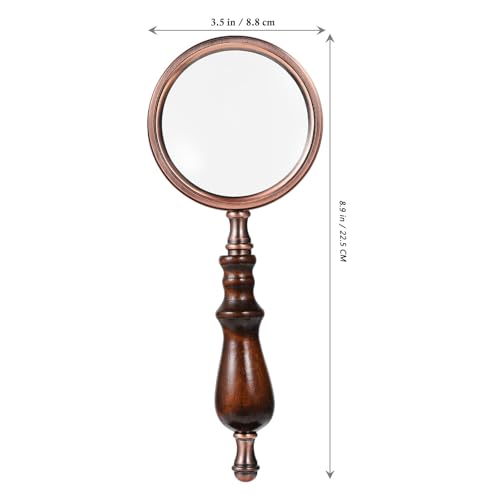 Loupe 10x Cabilock légère en matériau synthétique rétro pour lecture et timbres - 3