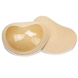Longleaf Self-Adhesive Bra Pads Inserts,Reusable Silicone Adhesive Bra Pads for Women, Beige, Freesi
