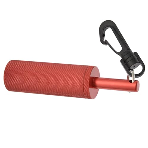 Tdoutop Rattle Stick for Scuba Diving and Underwater Activities, Red