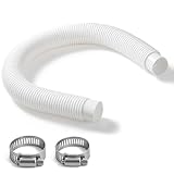 1.5' x 2' White Plastic Return Suction Hose Replacement Fit for Summer Waves...