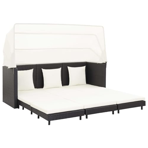 Questo divano può essere facilmente convertito in un divano letto per una, due o tre persone se allungate i sedili a vostro piacimento.