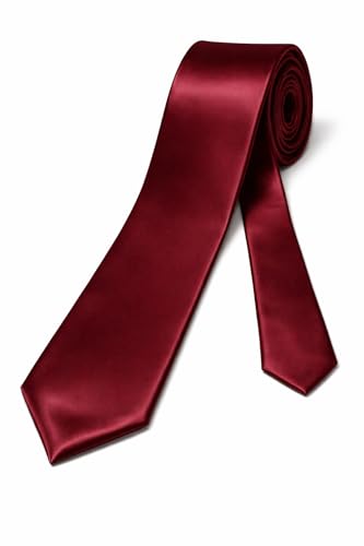 Image of SOFTSTYLE Premium Satin Necktie For Men | Wrinkle-Free | Ofice, Party & Wedding