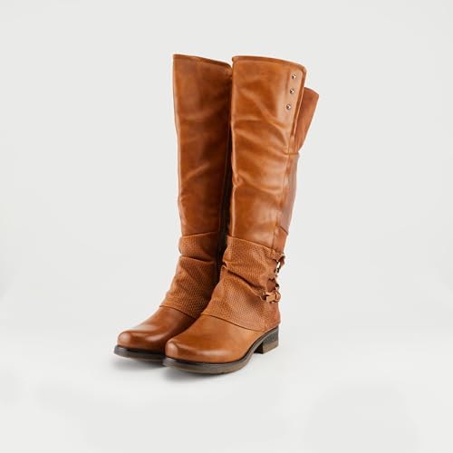 PATRIZIA Spring Step Maxie Boots for Women - Modern Pull-On Tall Boots with Zipper Closure - Knee High Ladies Boots for Outdoor2