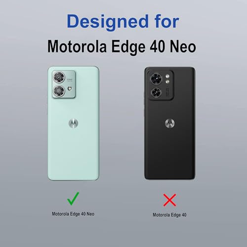 Image of AIBEX Compatible for Motorola Edge 40 Neo Flip Cover Leather Finish | Inside TPU with Card Pockets | Wallet Stand | Complete Protection Flip Case - Black