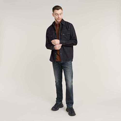 G-STAR Herren 3301 Slim Jeans, Blau (Antic Sand Blast 51001-D775-G803), 29W / 34L – Ansicht 3