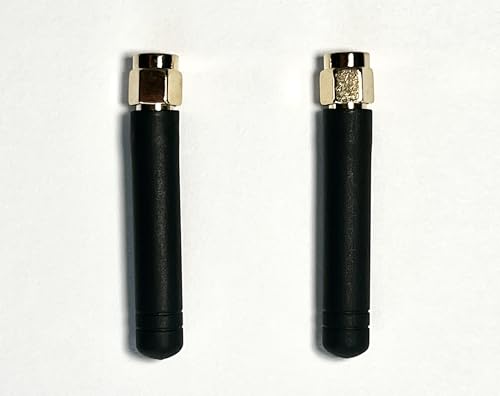 900MHz 2DBi Rubber Duck Antenna, 2 inch, 2-Pack for Meshtastic LoRa Helium Radio 868/915MHz 2400~25000MHz