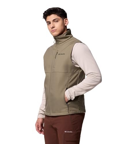 Columbia Mens Ascender II Softshell Vest, Stone Green, Large3