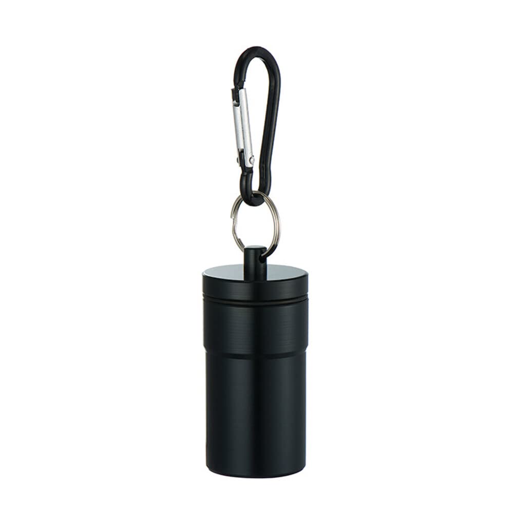Cendrier De Poche Avec Couvercle Anti-odeur - Portable, Avec Mousqueton, Idéal Pour Camping, Pêche, Randonnée Et Sorties En Ville