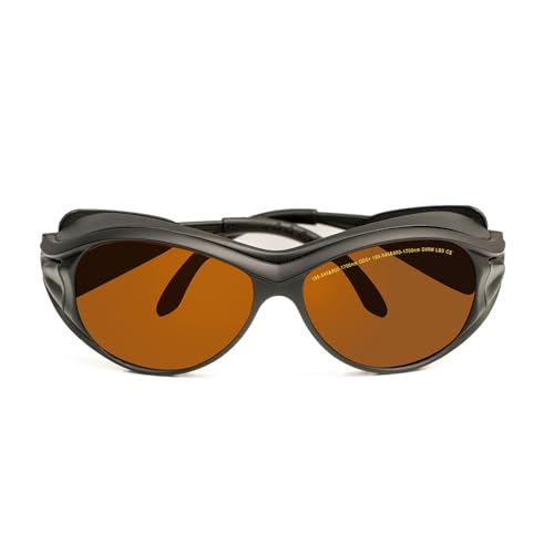 31orpCym5eL. SL500 Laser Safety Glasses OD5+ 190-540nm & 800-1700nm - Yag, Blue, Green Laser and UV Light Eye Protection Laser Goggles for 405nm, 445nm, 450nm,532nm, 808nm, 980nm, 1064nm, 1080nm, MCWlaser