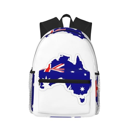 Sac à dos voyage classique australien pour protéger votre ordinateur noir