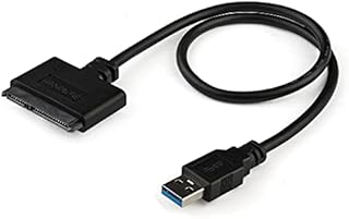 StarTech.com Kabel SATA na USB - adapter do dysków twardych USB 3.0 na 2,5" SATA III - zewnętrzny konwerter do transmisji danych SSD/HDD (USB3S2SAT3CB)