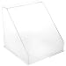 Plymor Clear Acrylic Slanted Front Display Case with Base, 12