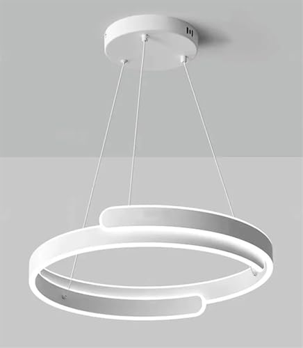 Suspension luminaire salle à manger blanche lustre suspendu intérieur warm white