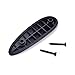 XFC-Pads, 1set en Plastique Durable antidérapant Slip nervuré Recoil Pad avec visseuse Coussin Butt Stock Accessoires légère poussée de Chasse Pad (Couleur : Noir)