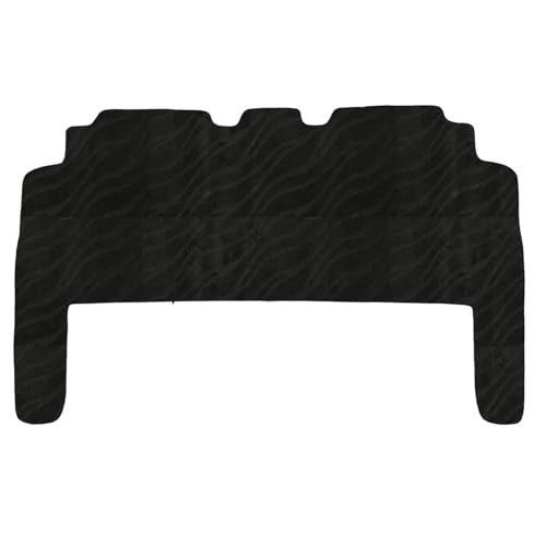 カー用品のエイチエス 【新型 フリード GT1 GT2 GT3 GT4 GT5 GT6 GT7 GT8】 セカンドラグマット 6人乗り ガソリン車用 織柄黒 2列目 フロアマット レール隠し用マット