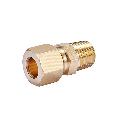 Zkzx Brass Compression Tube Pipe Fitting Connector thumb #4