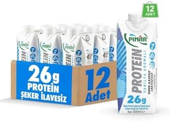 Pınar Vanilya Aromalı Proteinli Süt 500 Ml X 12 Adet - Görsel 2