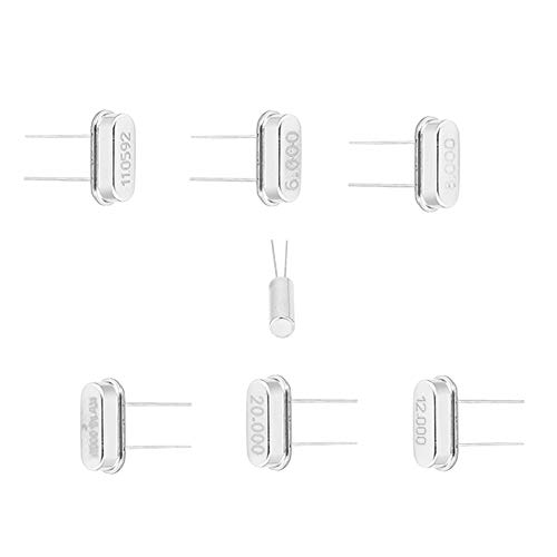 Kit Oscilador de Cristal 35PCS 7 7 Valores, Desempenho Estável e Confiável, Tamanho Pequeno e Estrut