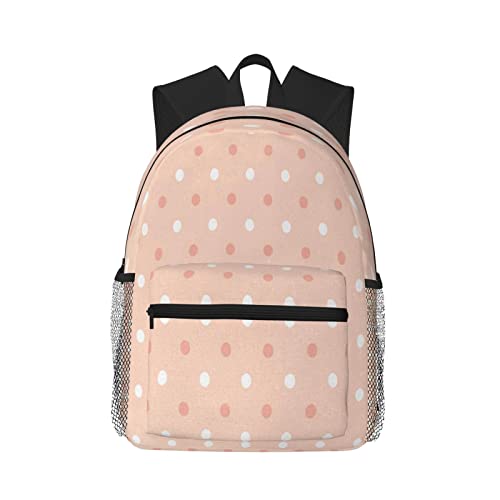 Sac à dos de voyage à pois pour les sorties en famille et l'école