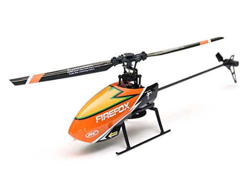 HobbyKing Firefox C129 4ch Flybarless Micro RC Helicopter (RTF) w/6-Axis Gyro (Orange)
