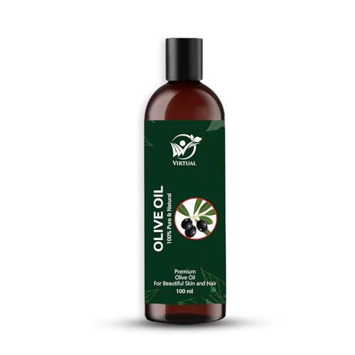 Image of Olive Essential Oil 100ml Pure Natural Cold Pressed Oil for Hair Care Skin Moisturizing Face Massage Aromatherapy Nourishing Multipurpose Carrier Oil