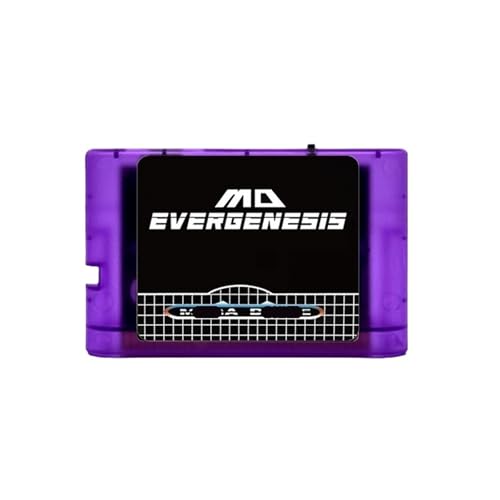 Cartucho De Juego EDMD 3000 En 1 Con Tarjeta Mini SD De 4 GB – Compatible Con SEGA Genesis Mega Drive MD, Tarjeta Flash De Juego Retro For Juegos Clásicos De 16 Bits(Purple)
