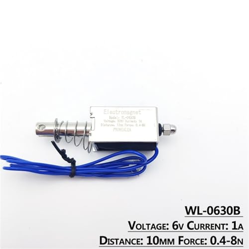 Électroaimant solénoïde résoud blocage mécanique push-pull 12V 8N - 4