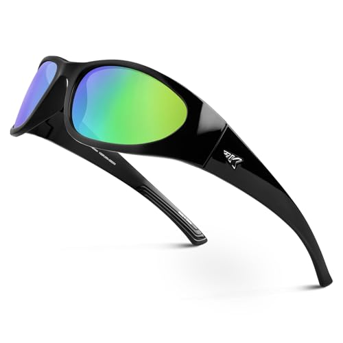 KastKing Raccoon Polarized Sport Sunglasses for Men and Women, Wide