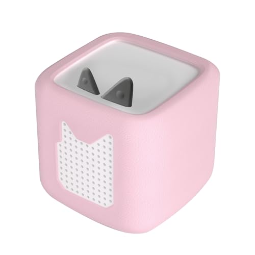 Lecteur Audio Protection for Toniebox 2, Etui De en Silicone Housse for Toniebox 2, AntidéRapant Et Antichoc, Doux Et Protecteur, RéSistant Aux Chutes (Rose)