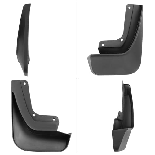 Image of Mud Flaps Splash Guards for Jeep Grand Cherokee L 2024 2023-2021 | No Drilling Required Bendable Mud Guards | Front & Rear 4-Piece Set Car Accessories