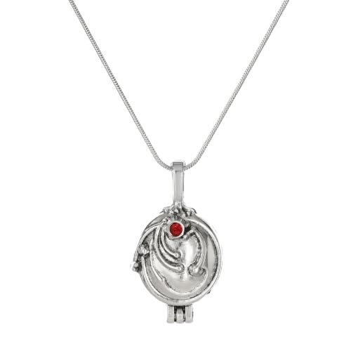 AVGUE Antique Oval Locket Necklace Costume Accessories for Vampire Cosplay | Locket Necklace for Halloween Cosplay Outfits...