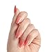 KISS Bare but Better, Press On Nails, Nail glue included, 'Nude Nude', Color, Medium Size, Coffin Shape, Includes 28 Nails, 2g glue, 1 Manicure Stick, 1 Mini File
