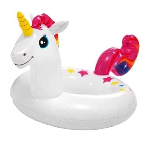KRIDEZ Inflatable Animal Shape Swim Pool Water Float Ring Tube for Kids Swimming Safety Seat Boat Swimming Ring for Toddlers Infant Pack of 1