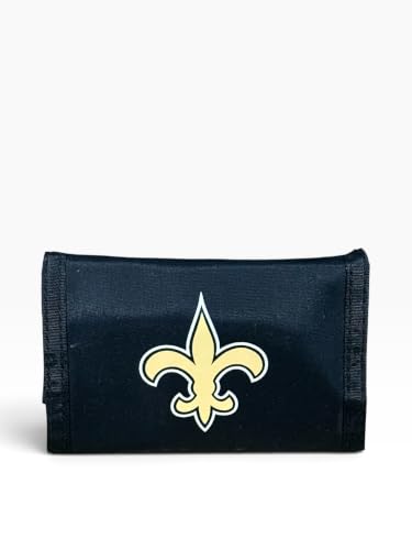 Image of Rico Industries NFL Football Nylon Tri-Fold Wallet