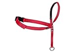 PetSafe Gentle Leader Headcollar - No Pull Dog Collar for Better Leash Manners - Comfortable Head Harness - Adjustable Nose Loop - Lightweight Walking Collar - Red - X-Large