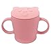 jojofuny Tazza da Allenamento per Bebè Tazze da Bambino in Silicone Tazza da Allenamento a Prova di Caduta Tazza da Acqua Aperta con Due Manici Che Impara Tazza Aperta da Bere per Beve