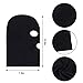 Miayon Zentai Hood Mask Open Eyes and Mouth Spandex Mask Elastic Breathable Mask for Halloween Cosplay Costume Hood Mask Unisex (Open Eye&Mouth)