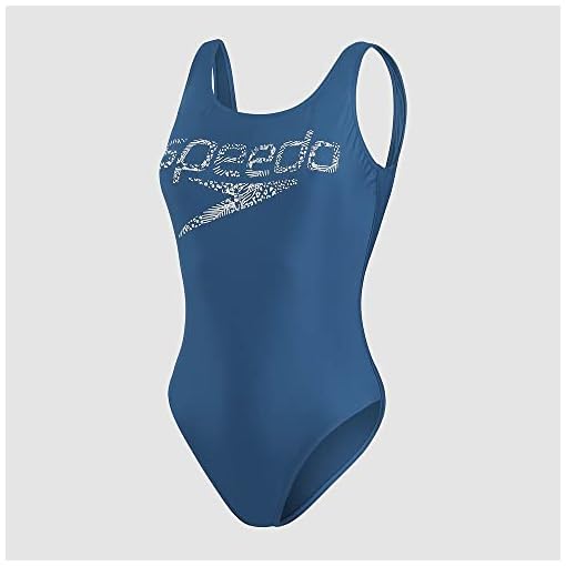 Speedo Logo en U-rug dames 1 stuk zwempak