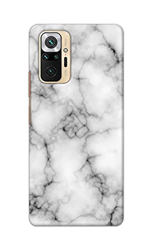 Image of Light White Marble Texture Natural Pattern Hard Back Case Cover for Redmi Note 10 Pro / 10 Pro Max Back Cover -(J5) VNS2230