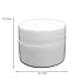 Lip Balm Containers - 0.25 Ounce White Plastic Lip Balm Jars w/lids, 12 Pack